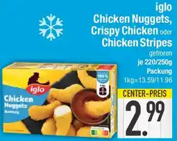 E-Center iglo Chicken Nuggets, Crispy Chicken oder Chicken Stripes Angebot