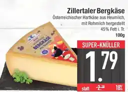 E-Center Zillertaler Bergkäse Angebot