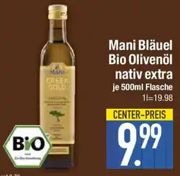E-Center Mani Bläuel Bio Olivenöl nativ extra Angebot