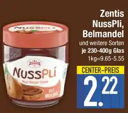 E-Center Zentis NussPli, Belmandel Angebot