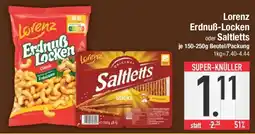 E-Center Lorenz Erdnuss-Locken oder Saltletts Angebot