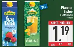 E-Center Pfanner Eistee Angebot