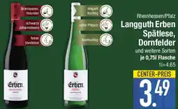 E-Center Langguth Erben Spätlese, Dornfelder Angebot