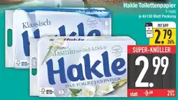 E-Center Hakle Toilettenpapier Angebot