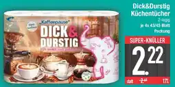 E-Center Dick&Durstig Küchentücher Angebot