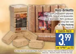 E-Center Holz-Briketts Angebot