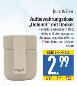 E-Center Aufbewahrungsdose Dolomit mit Deckel Angebot