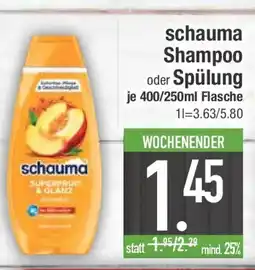 E-Center schauma Shampoo oder Spülung Angebot