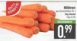 E-Center GUT& GÜNSTIG Möhren Angebot