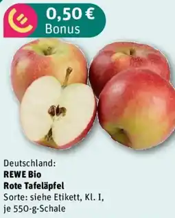 REWE REWE Bio Rote Tafeläpfel Angebot