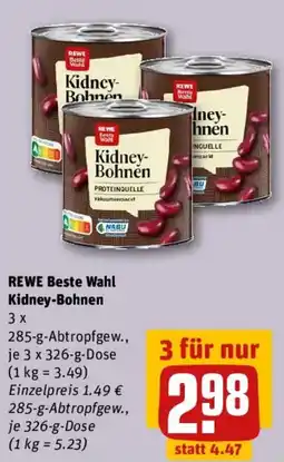 REWE REWE Beste Wahl Kidney-Bohnen Angebot
