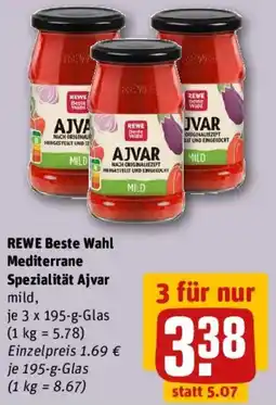 REWE REWE Beste Wahl Mediterrane Spezialität Ajvar mild Angebot
