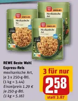 REWE REWE Beste Wahl Express-Reis mexikanische Art Angebot