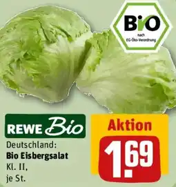 REWE REWE Bio Eisbergsalat Angebot