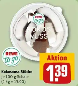 REWE REWE to go Kokosnuss Stücke Angebot