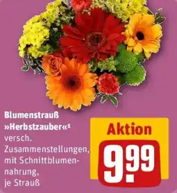 REWE Blumenstrauß Herbstzauber Angebot