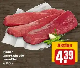 REWE Irischer Lamm-Lachs oder Lamm-Filet Angebot
