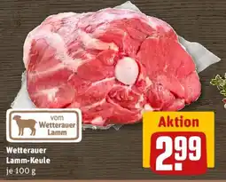 REWE Wetterauer Lamm-Keule Angebot