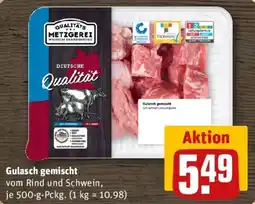 REWE Gulasch gemischt Angebot