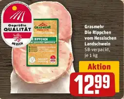 REWE Grasmehr Die Rippchen vom Hessischen Landschwein Angebot