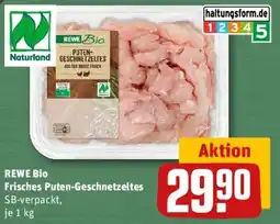 REWE REWE Bio Frisches Puten-Geschnetzeltes Angebot
