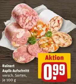 REWE Reinert Aspik-Aufschnitt Angebot