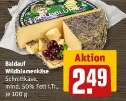 REWE Baldauf Wildblumenkäse Schnittkäse Angebot