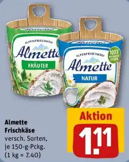 REWE Almette Frischkäse Angebot