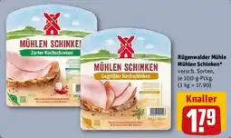 REWE Rügenwalder Mühle Mühlen Schinken Angebot