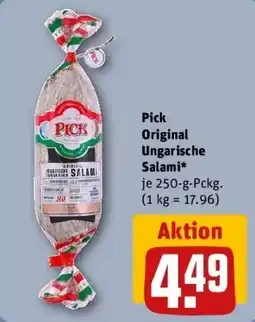 REWE Pick Original Ungarische Salami Angebot