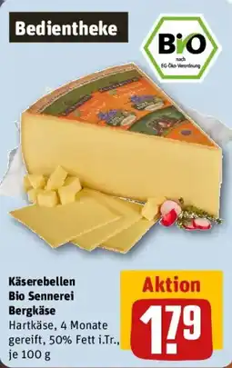REWE Käserebellen Bio Sennerei Bergkäse Angebot