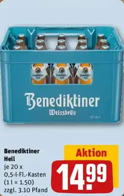 REWE Benediktiner Hell Angebot