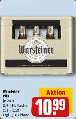 REWE Warsteiner Pils Angebot