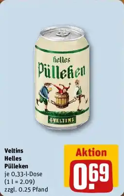 REWE Veltins Helles Pülleken Angebot