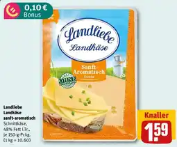 REWE Landliebe Landkäse sanft-aromatisch Schnittkäse Angebot
