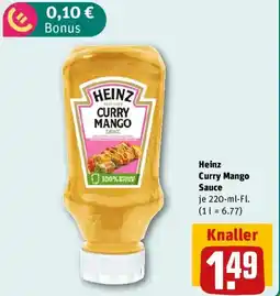 REWE Heinz Curry Mango Sauce Angebot
