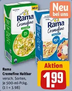 REWE Rama Cremefine Haltbar Angebot