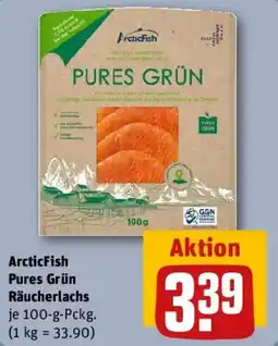 REWE ArcticFish Pures Grün Räucherlachs Angebot
