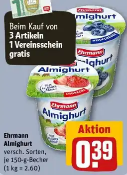 REWE Ehrmann Almighurt Angebot