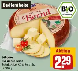 REWE Söbbeke Bio Wilder Bernd Schnittkäse Angebot