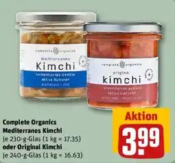 REWE Complete Organics Mediterranes Kimchi oder Original Kimchi Angebot