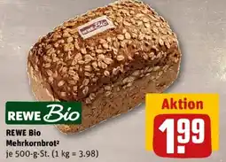 REWE REWE Bio Mehrkornbrot Angebot