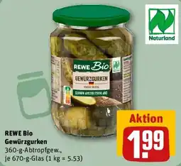 REWE REWE Bio Gewürzgurken Angebot