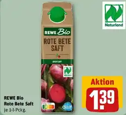 REWE REWE Bio Rote Bete Saft Angebot