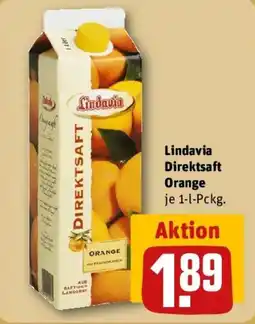 REWE Lindavia Direktsaft Orange Angebot