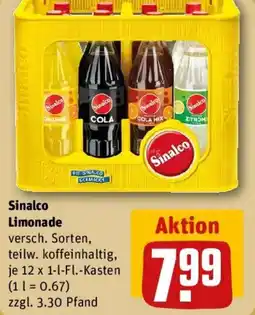 REWE Sinalco Limonade Angebot