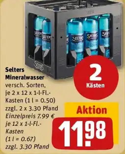 REWE Selters Mineralwasser Angebot