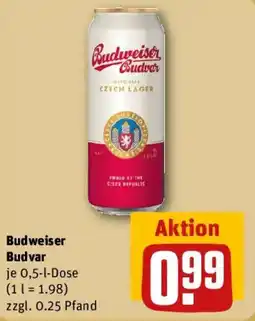 REWE Budweiser Budvar Angebot