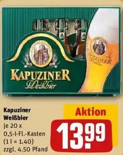 REWE Kapuziner Weißbier Angebot