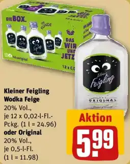 REWE Kleiner Feigling Wodka Feige Angebot